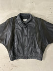 1980s LEATHER BOMBER JACKET