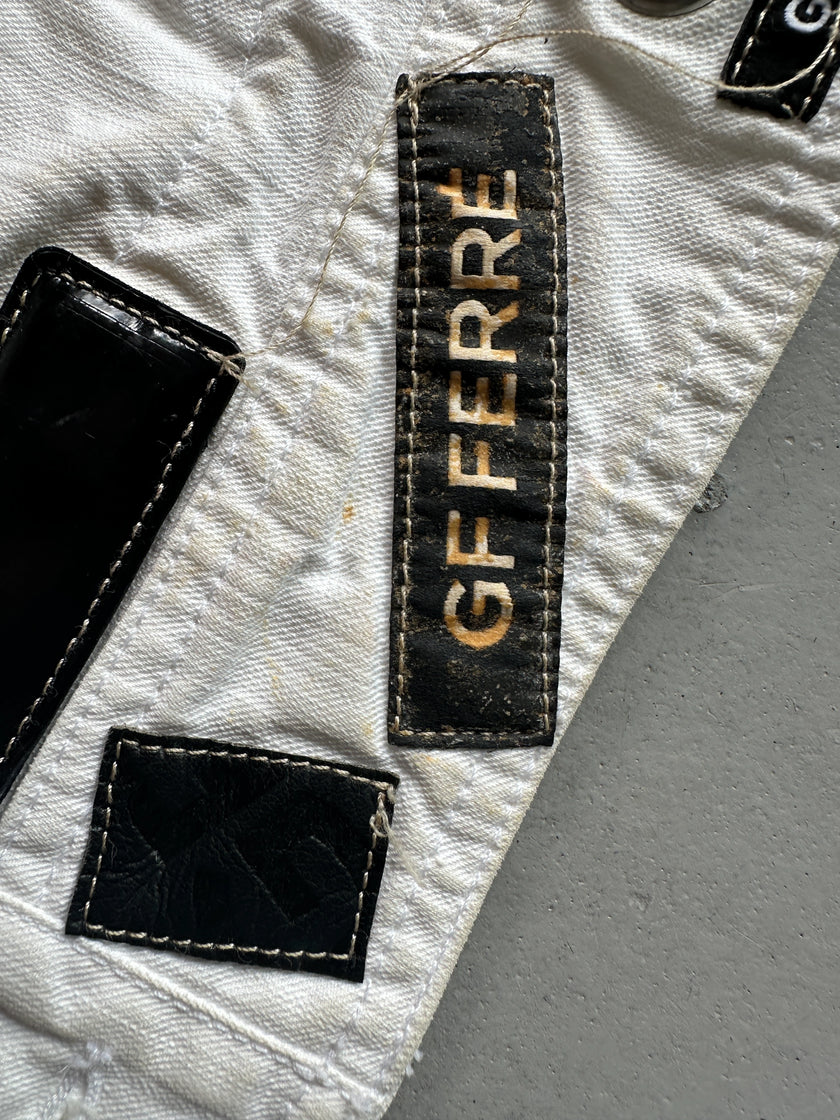 GIANFRANCO FERRÉ - 1990s ZIP DETAIL FRONT DENIM JACKET
