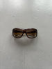 PRADA - 1990s OVERSIZED WRAP AROUND SUNGLASSES