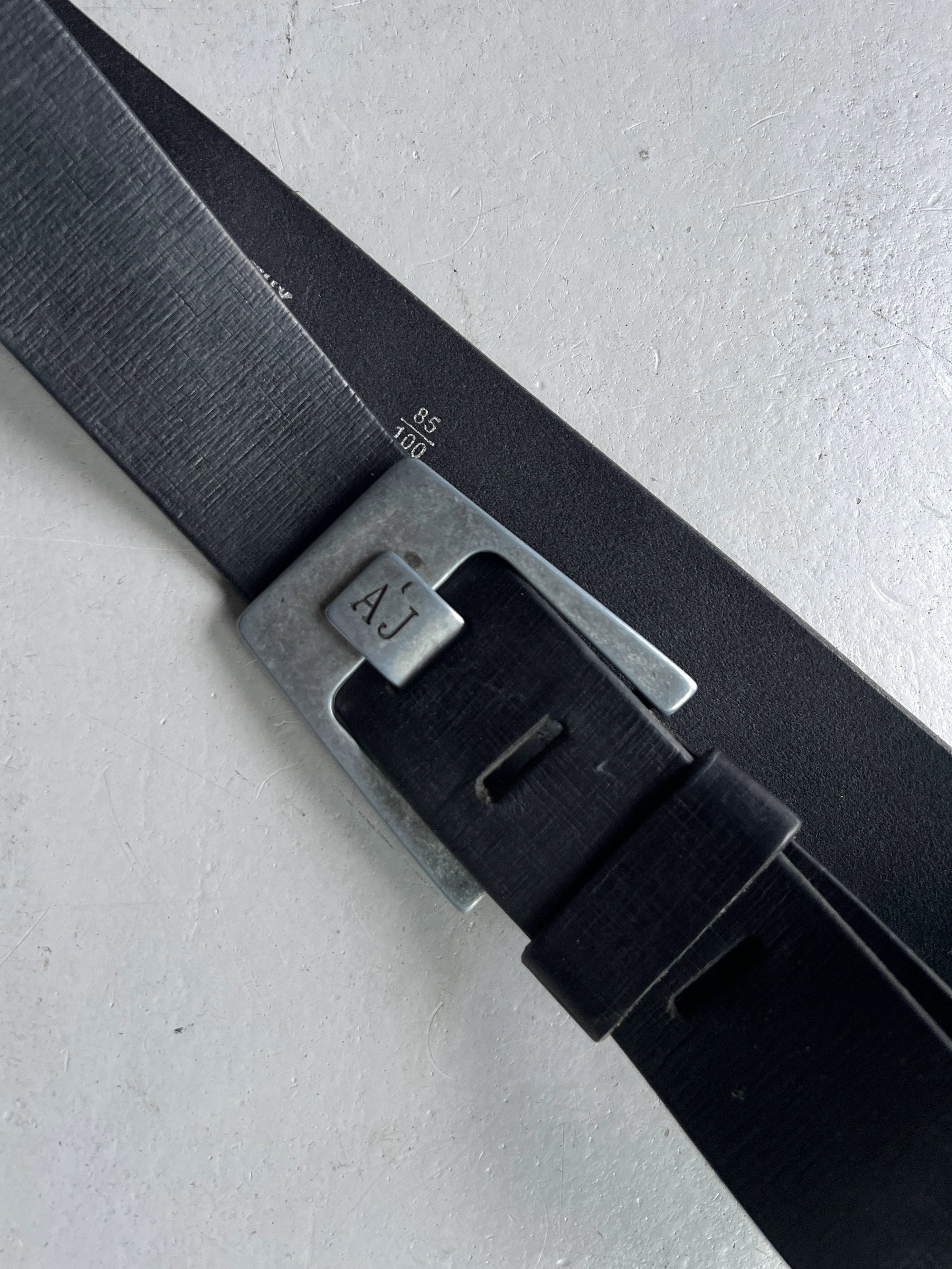 ARMANI JEANS - 2000s LEATHER BELT
