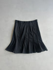 ARMANI JEANS - 2000s HIGH WAIST PLEATED SKIRT