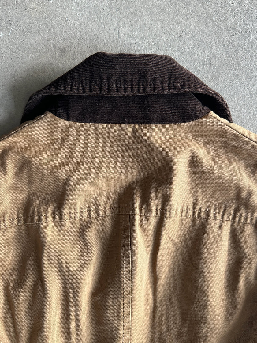 DSQUARED2- 2000s FIELD JACKET WITH CORDUROY COLLAR