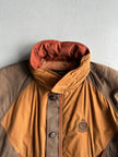 1980s ITALIAN LABEL PANELED PUFFER BOMBER JACKET
