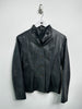 ISSEY MIYAKE - S/S 2006 FAUX LEATHER JACKET WITH SCULPTURAL NECK