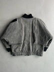 ITALIAN LABEL 1980s 2 IN 1 BOXY FIT DENIM BOMBER JACKET GILET