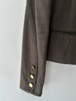 ARMANI - 2000s FITTED JACKET WITH RUFFLED FRONT