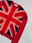 FAKE LONDON - 1990s UNION JACK CASHMERE CREW NECK JUMPER
