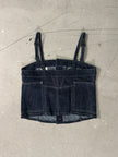 MARITHÈ + FRANÇOIS GIRBAUD- 2000s DENIM CORSET