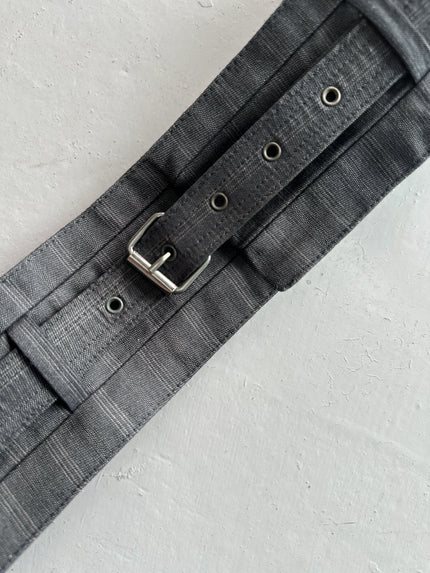 NEIL BARRETT - early 2000s LINEN WAIST BELT