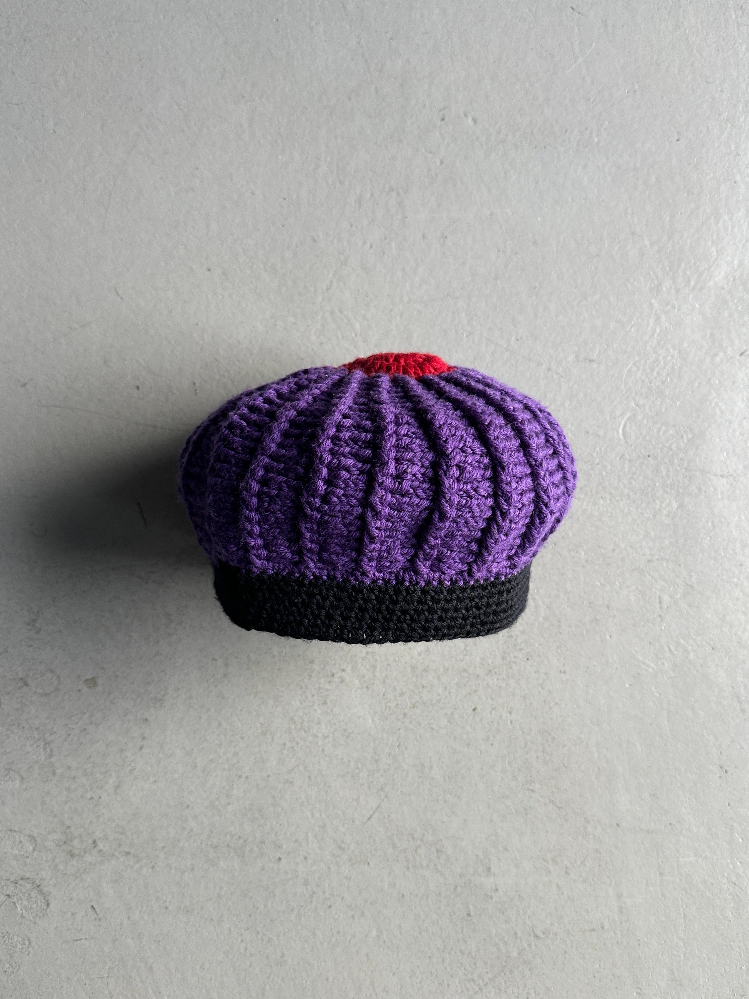 MIU MIU - F/W 2005 HAND CROCHETED BERET HAT