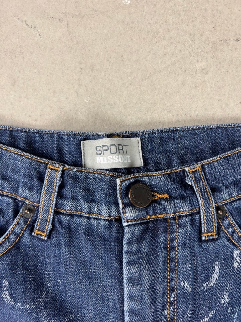 MISSONI - 2000s FLORAL PRINT JEANS