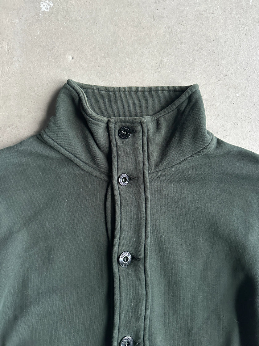 STONE ISLAND - 2000s FUNNEL NECK SWEATER CARDIGAN