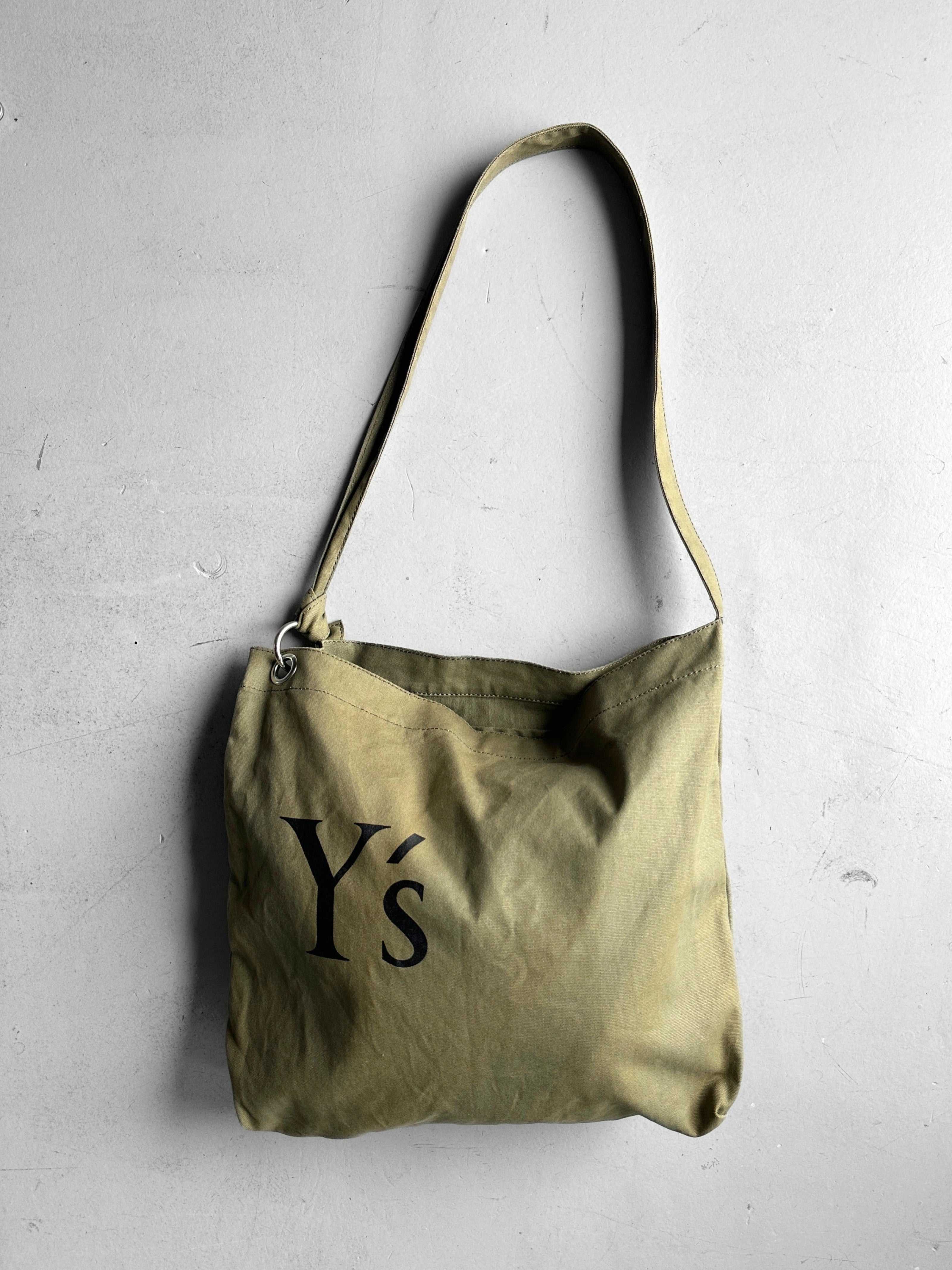 YOHJI YAMAMOTO Y'S - 1990s CANVAS SAC BAG