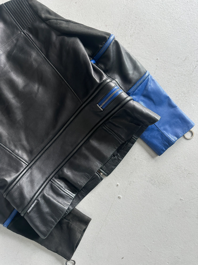 GIANFRANCO FERRÉ - 1990s BIKER LEATHER JACKET
