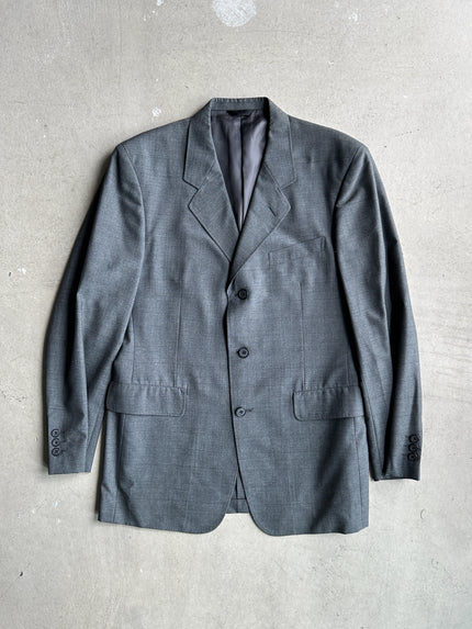 YOHJI YAMAMOTO - 1990s STRAIGHT FIT CHECKED BLAZER