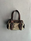C'N'C COSTUME NATIONAL - S/S 2006 TRIPLE COMPARTMENT STRUCTURED MINI BAG