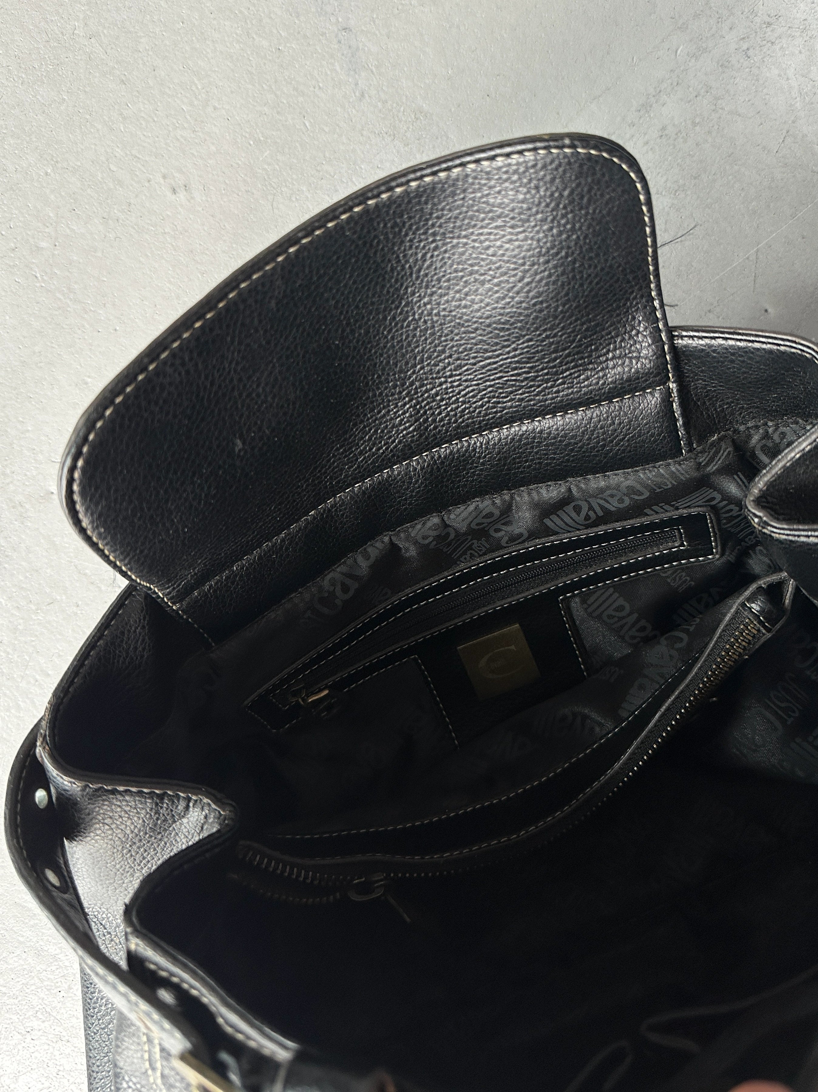 JUST CAVALLI  - F/W 2006 HANDBAG WITH BUCKLE SIDE STRAPS