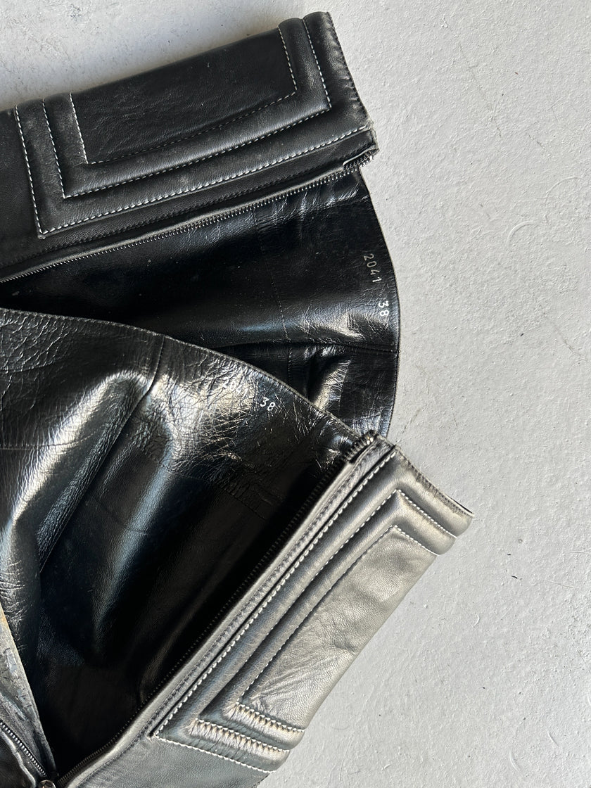 ETRO - F/W 2001 POINTED TOE KITTEN HEELS BOOTS