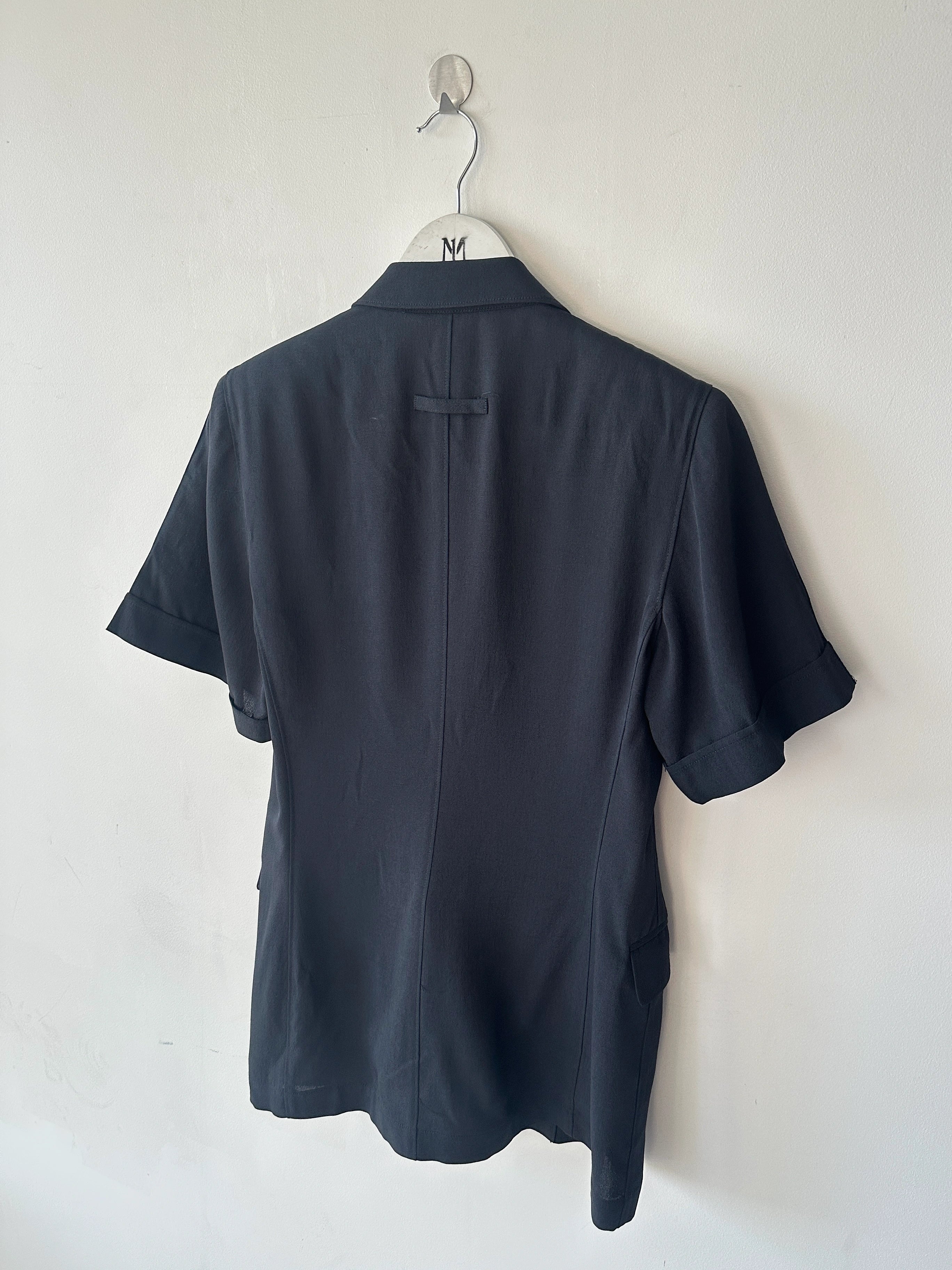 JEAN PAUL GAULTIER - 1990s SHORT SLEEVE DOUBLE BREASTED BLAZER