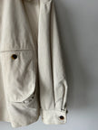 ISSEY MIYAKE - 1990s CROP FIT CORDUROY JACKET WITH SQUARE COLLAR