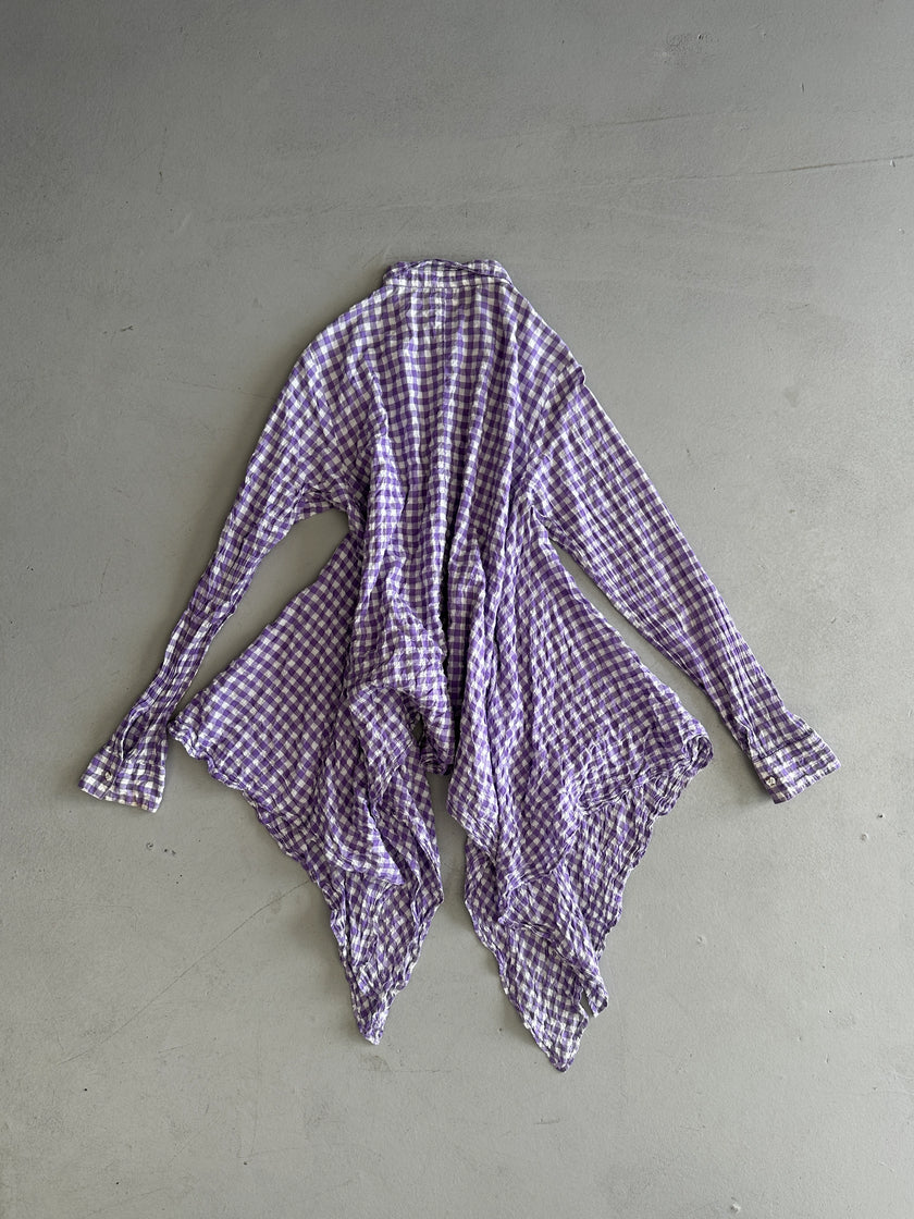 KAPITAL - 1990s DRAPING SIDES ASYMMETRICAL SHIRT