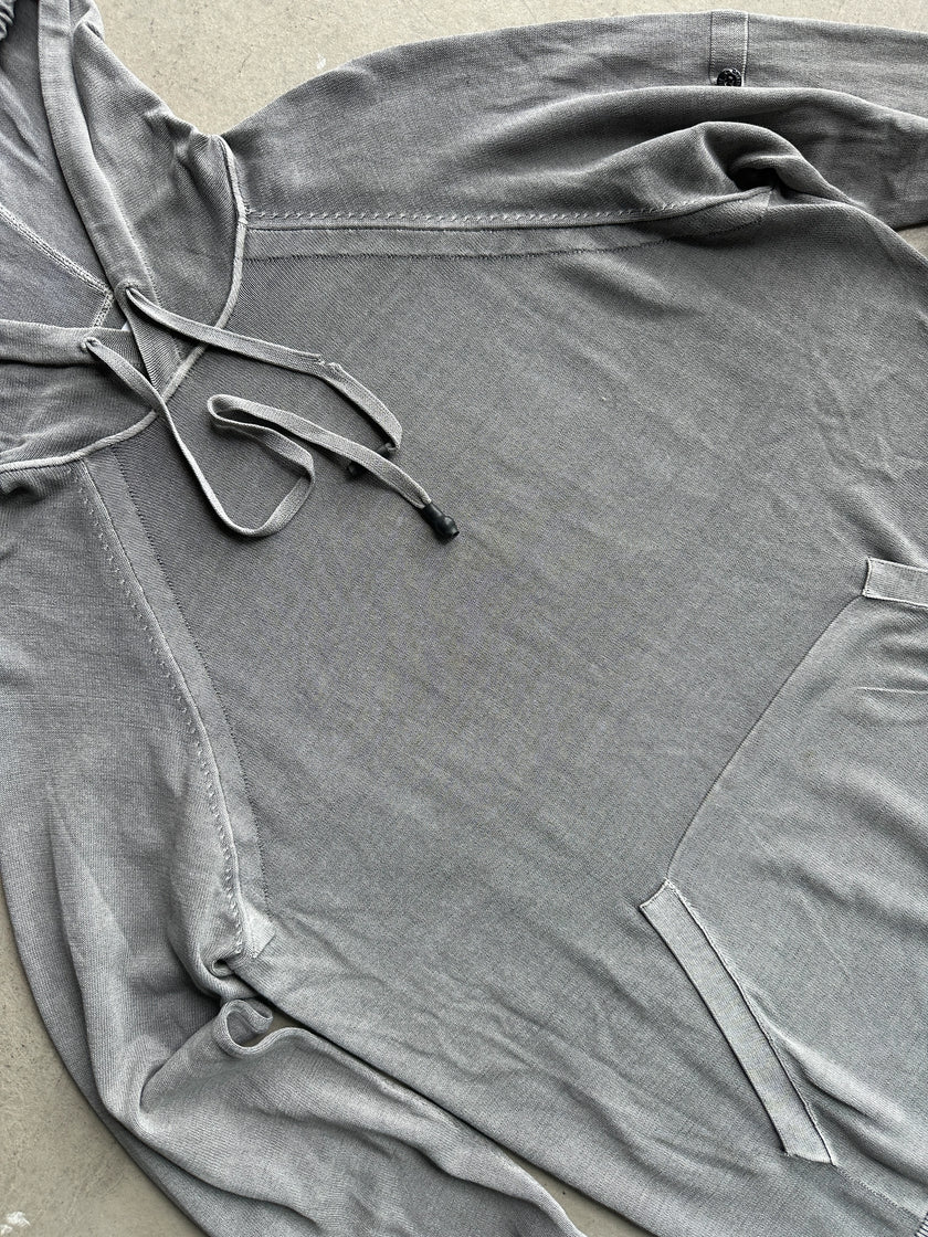 STONE ISLAND - 2000s HOODED KNIT SWEATER