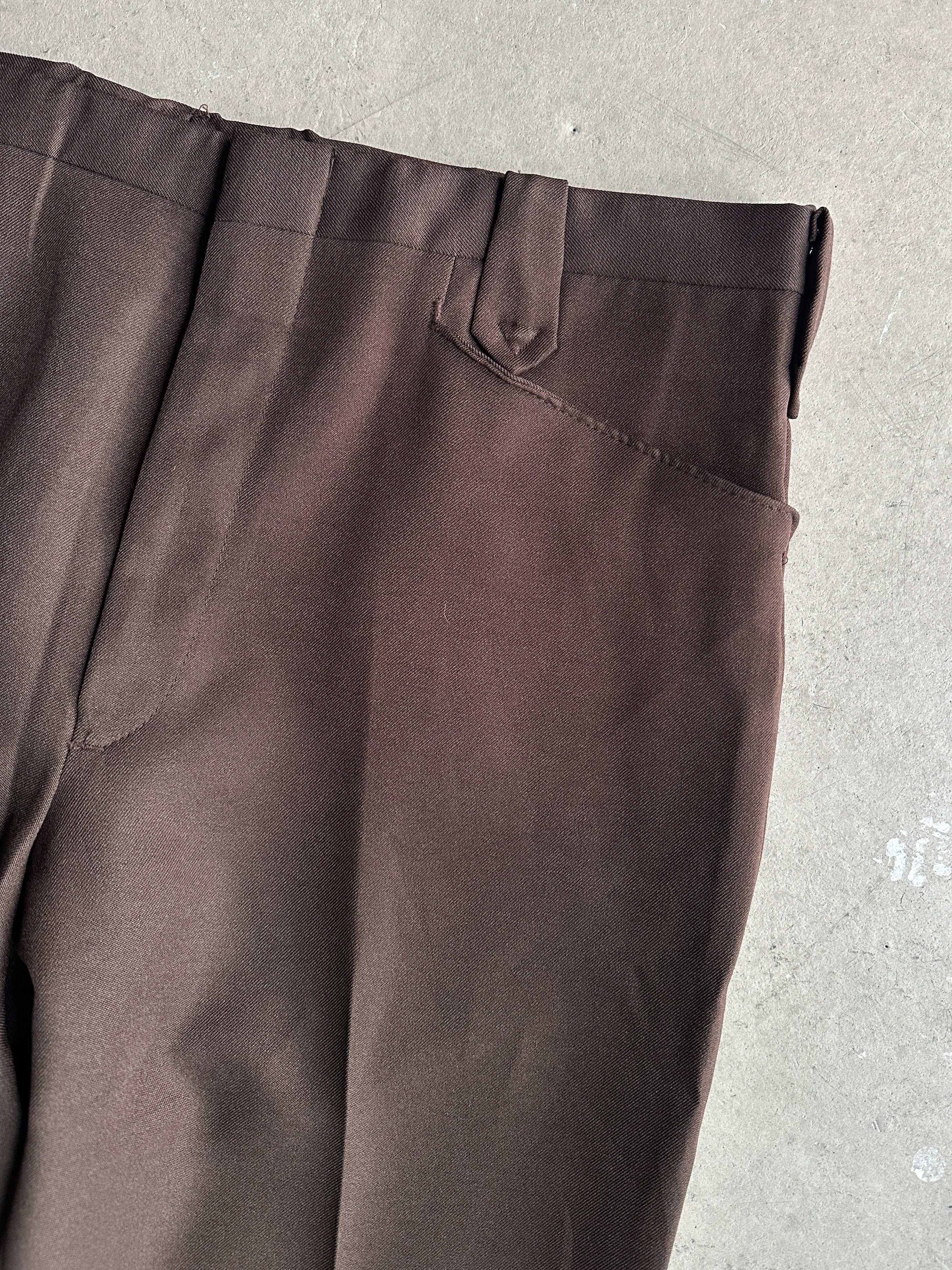 1990s REGULAR FIT TAILORED TROUSERS