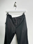 HELMUT LANG - S/S 2000 COATED TECHNICAL TROUSERS WITH DRAWSTRING AT WAIST