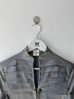ITALIAN LABEL 1990 SATIN BUTTONED BLOUSE