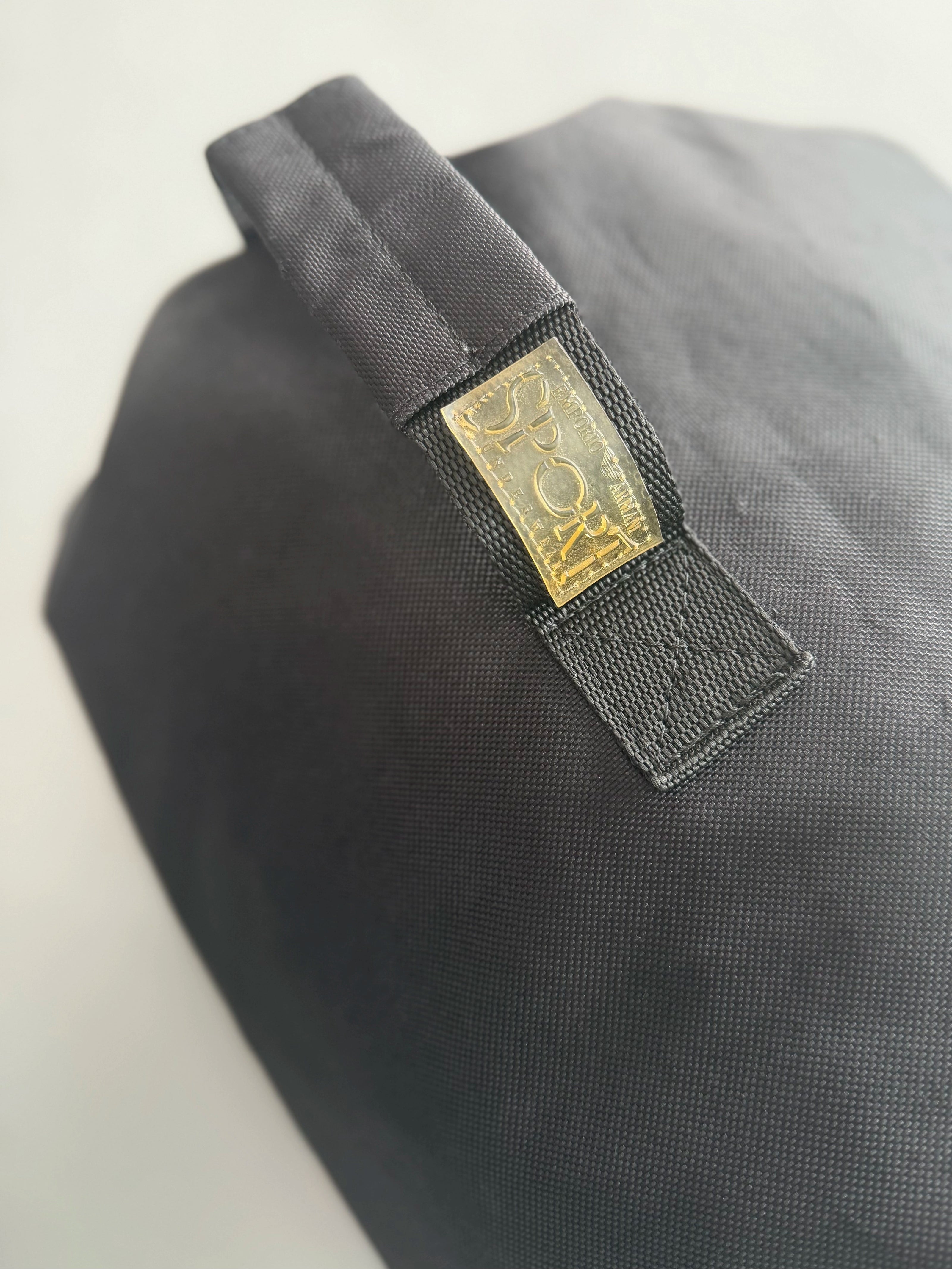 EMPORIO ARMANI - early 1990s OVERSIZED SAILOR DUFFLE BAG