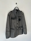 BIKKEMBERGS - S/S 2008 JACKET WITH LEATHER PANELS