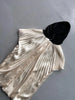 ROBERTO CAVALLI – 1990s PLEATED LACE HOODED BLOUSE