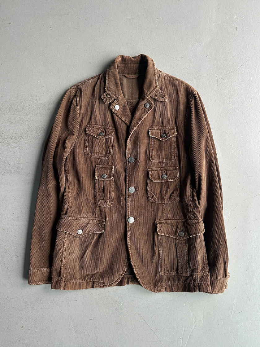 ICEBERG - early 2000s CORDUROY MULTI POCKET JACKET