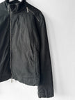 BIKKEMBERGS - early 2000s LOGO TAPE AT BACK BIKER JACKET