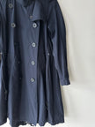 SACAI - S/S 2017 DOUBLE BREASTED TRENCH COAT WITH DRAWCORD GATHERED HEM