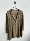 ISSEY MIYAKE - early 2000s DOUBLE LAYER MESH LONG BLAZER