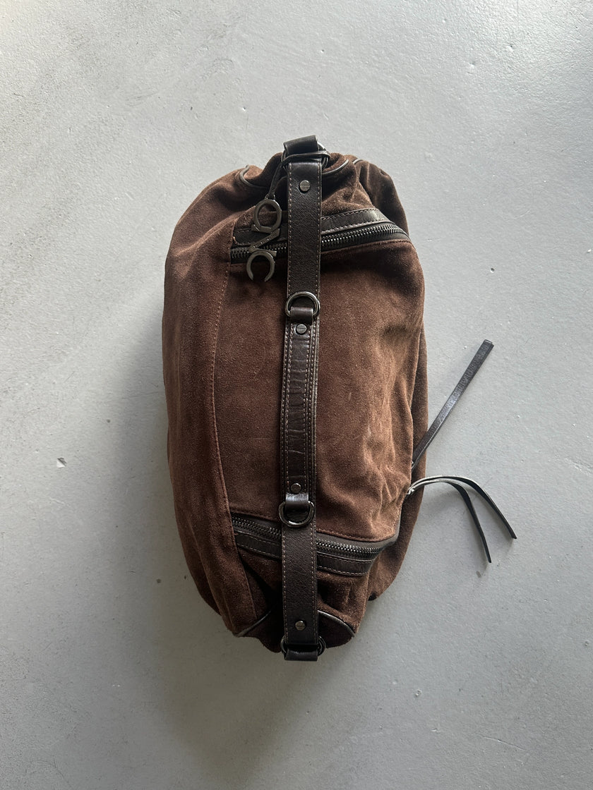 C'N'C COSTUME NATIONAL - F/W 2010 SUEDE LARGE HOBO BAG