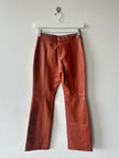 GIANFRANCO FERRÉ - early 2000s FAUX LEATHER TROUSERS