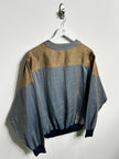 ITALIAN LABEL 1980s LINEN BLOUSON JACKET