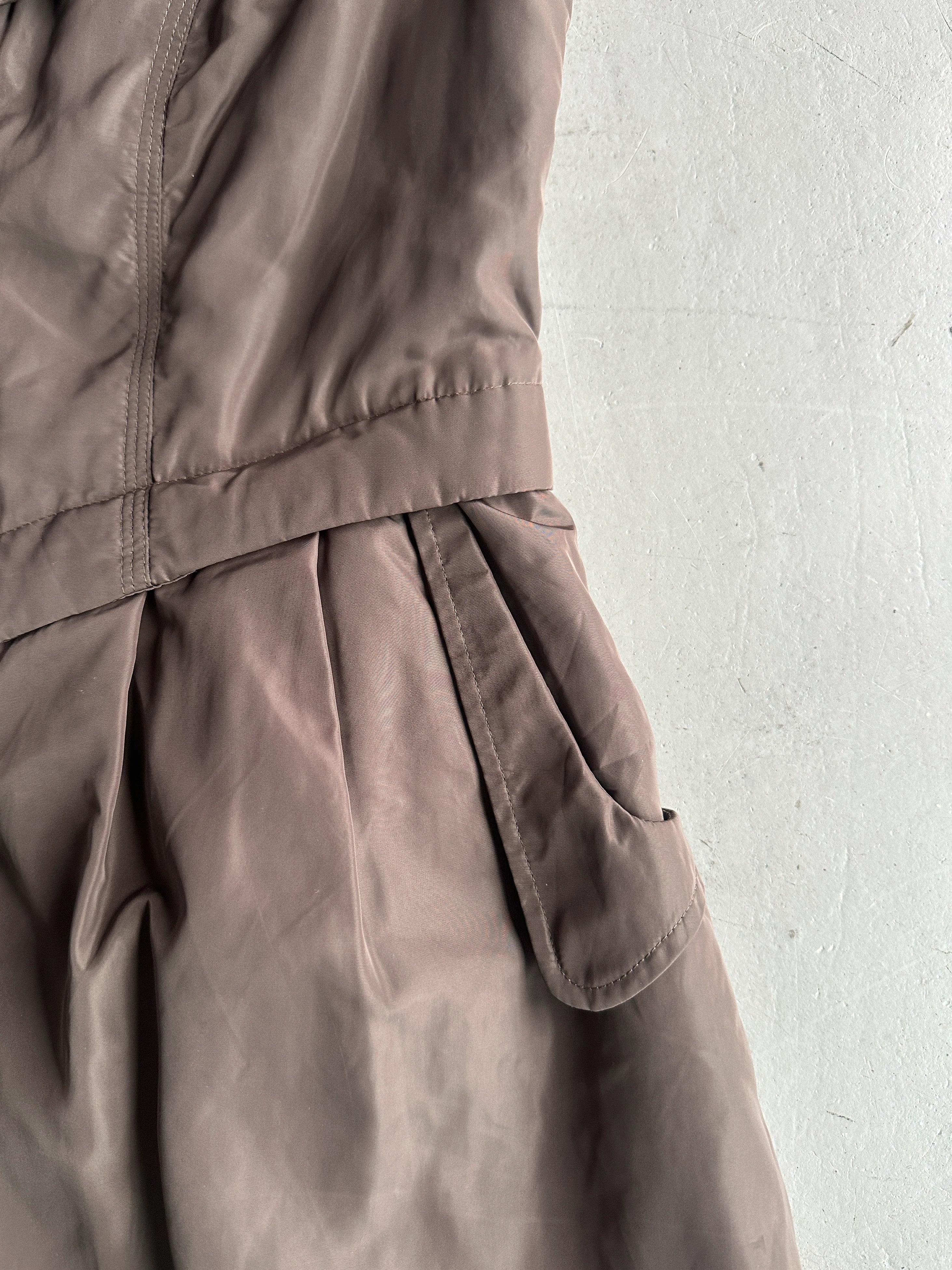 DRIES VAN NOTEN - 2000s BUBBLE HEM ZIPPED GILET JACKET