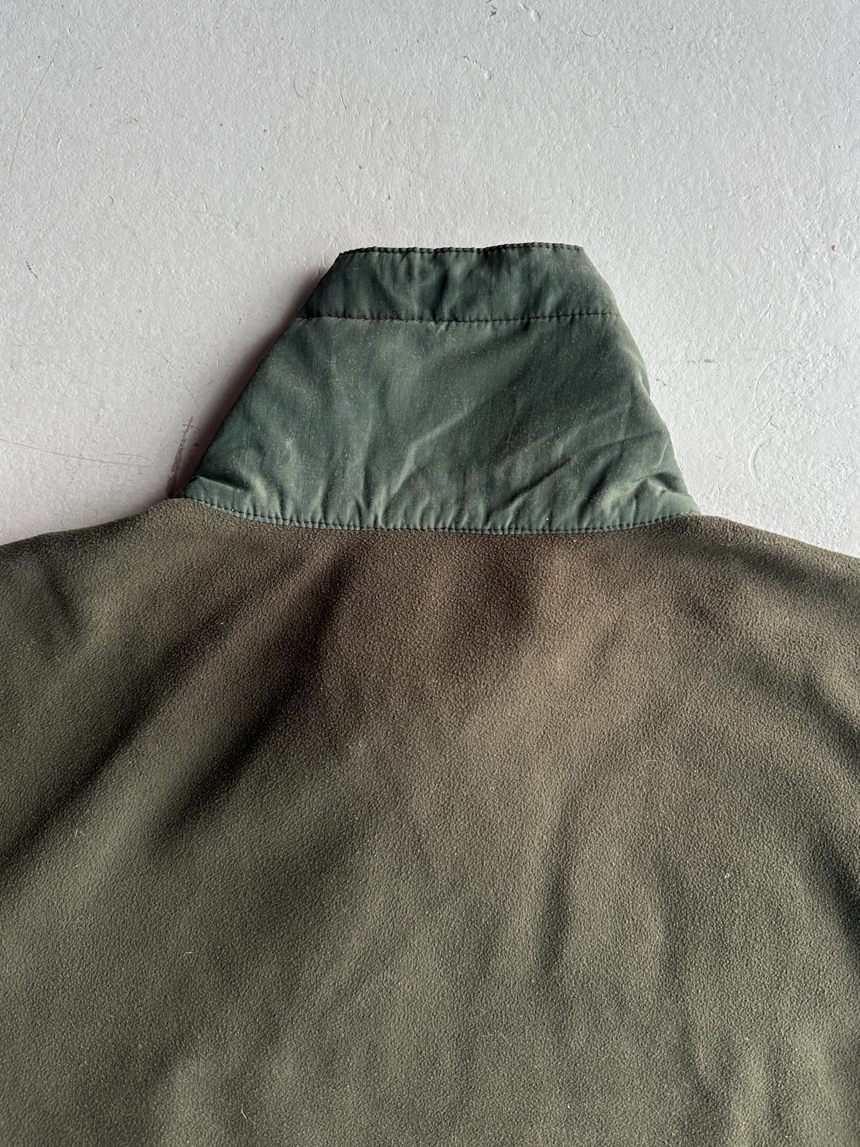 GIANFRANCO FERRÉ SPORT - 1990s SAMPLE FLEECE WITH CONTRASTING NYLON COLLAR