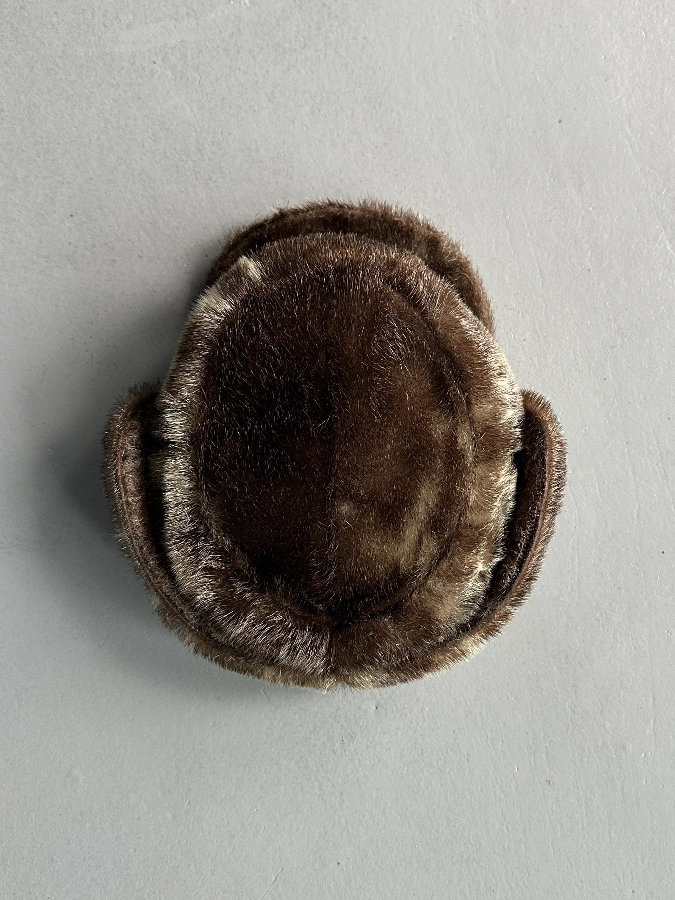 1970s TRAPPER FAUX FUR HAT