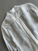 COMME DES GARÇONS - A/W 2010 RUFLLED FRONT SILKY LONG SLEEVE SHIRT