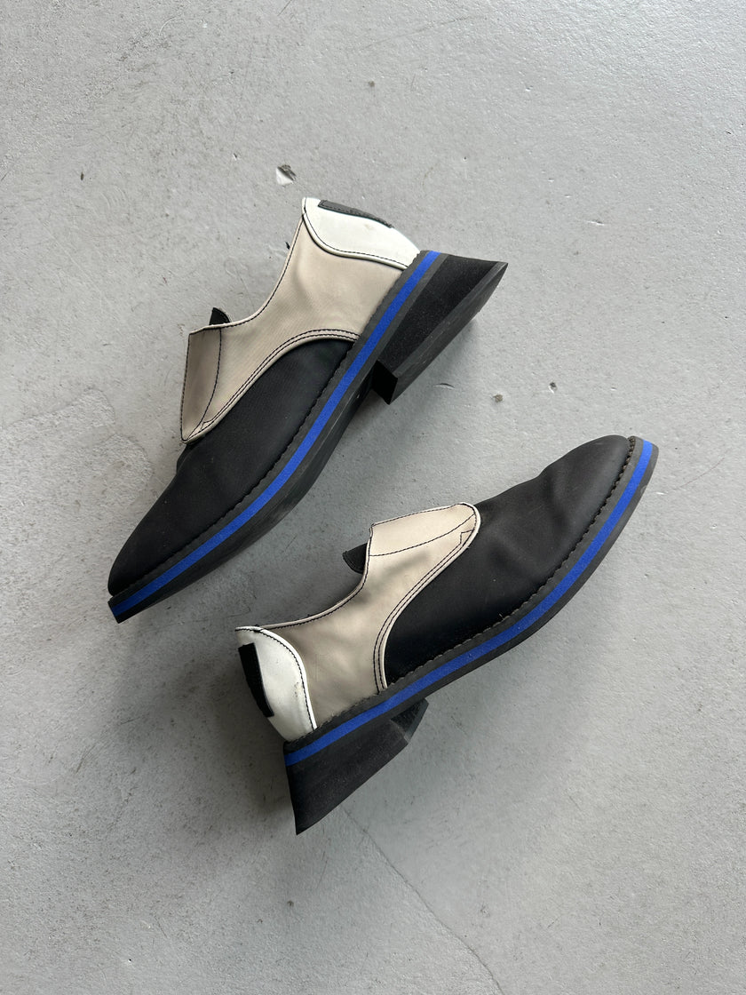 MARITHÉ + FRANÇOIS GIRBAUD - S/S 1998 SQUARE HEEL SLIP ON SHOES