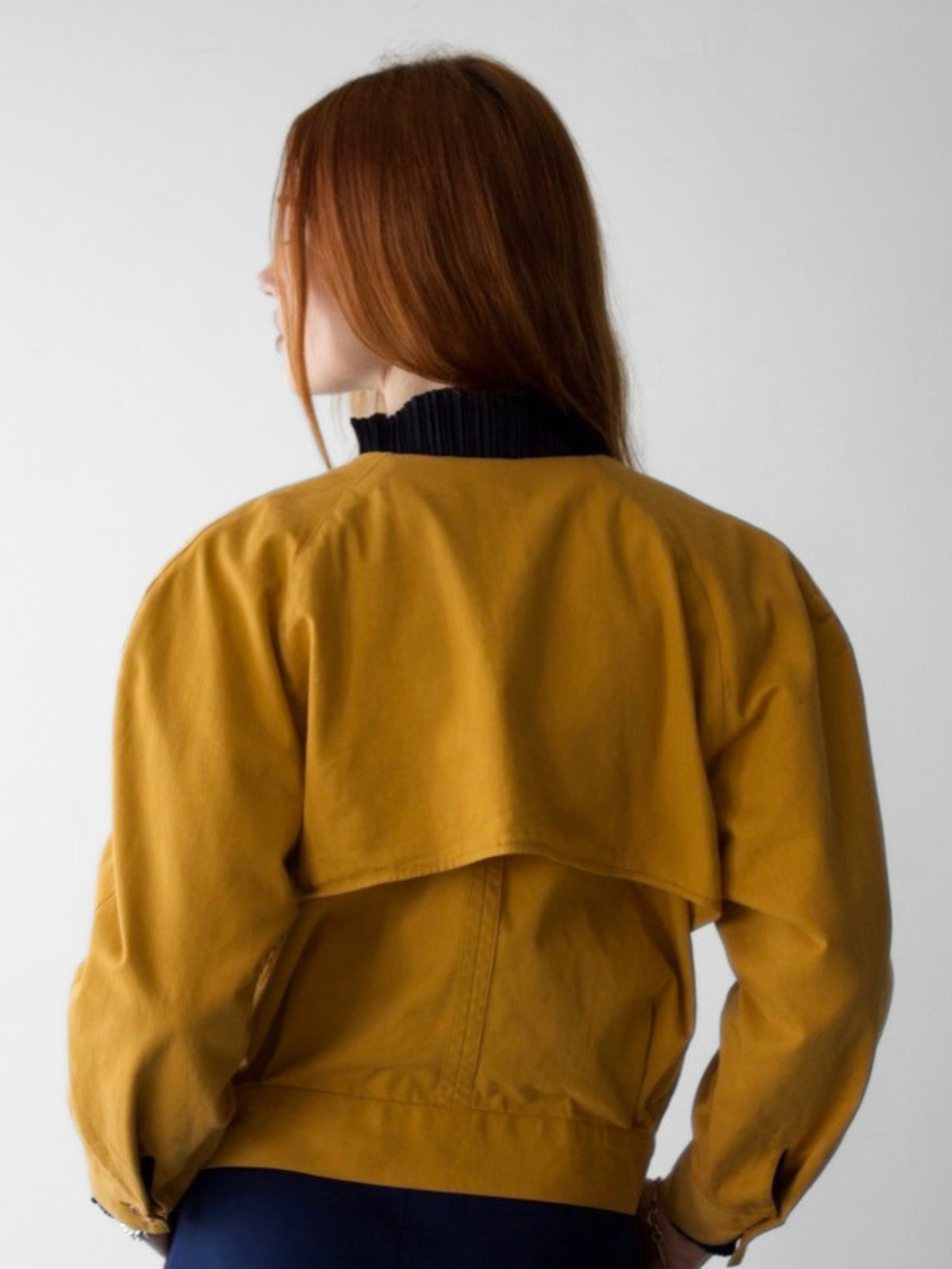 ISSEY MIYAKE - 1970s BOXY FIT ASYMMETRIC FRONT JACKET
