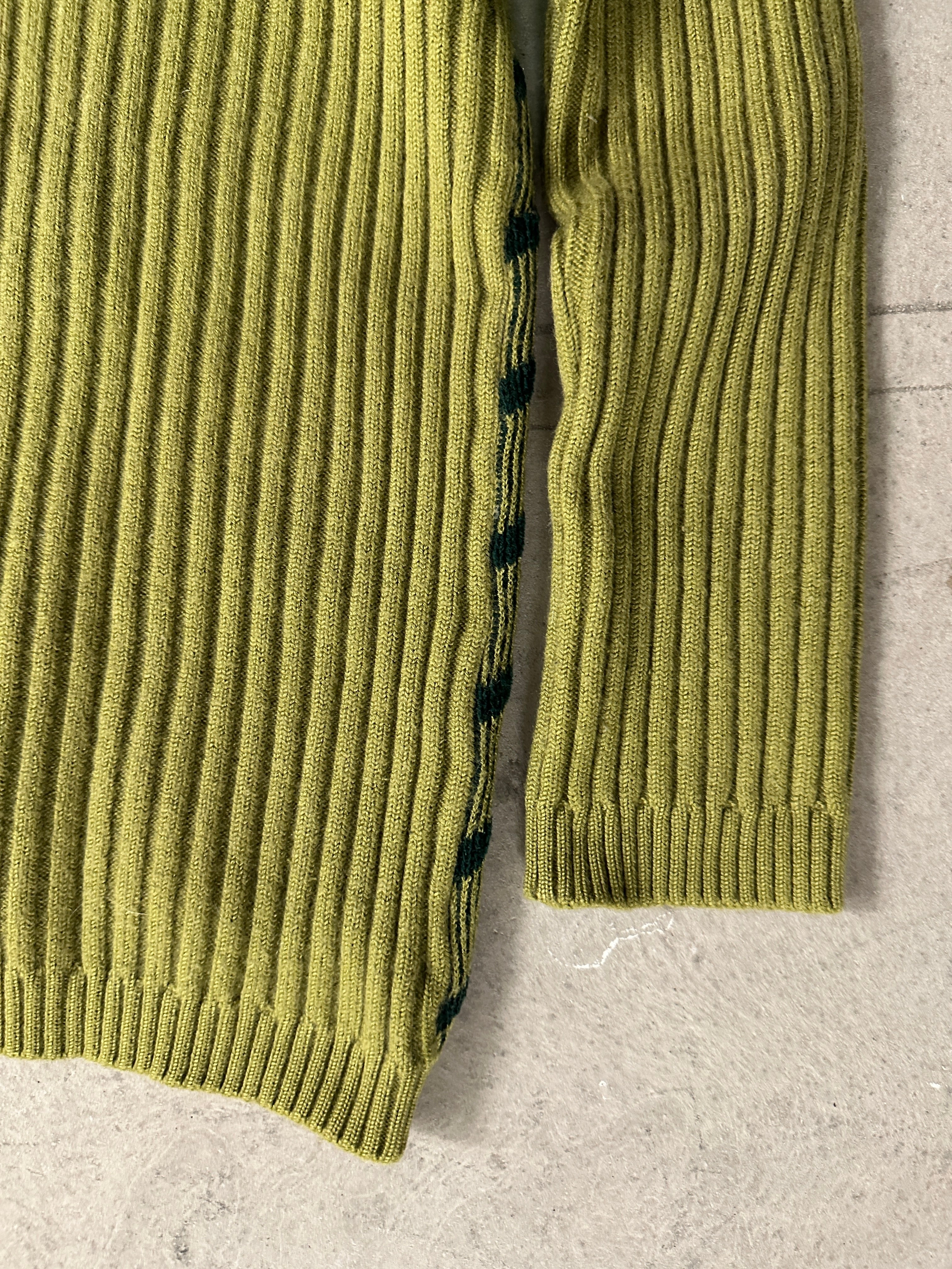 1980s V NECK KNITTED JUMPER