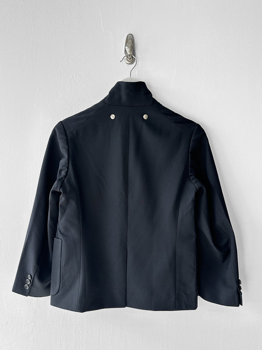 COMME DES GARÇONS TRICOT - F/W 2019 CROP FIT BLAZER WITH STUD DETAILS