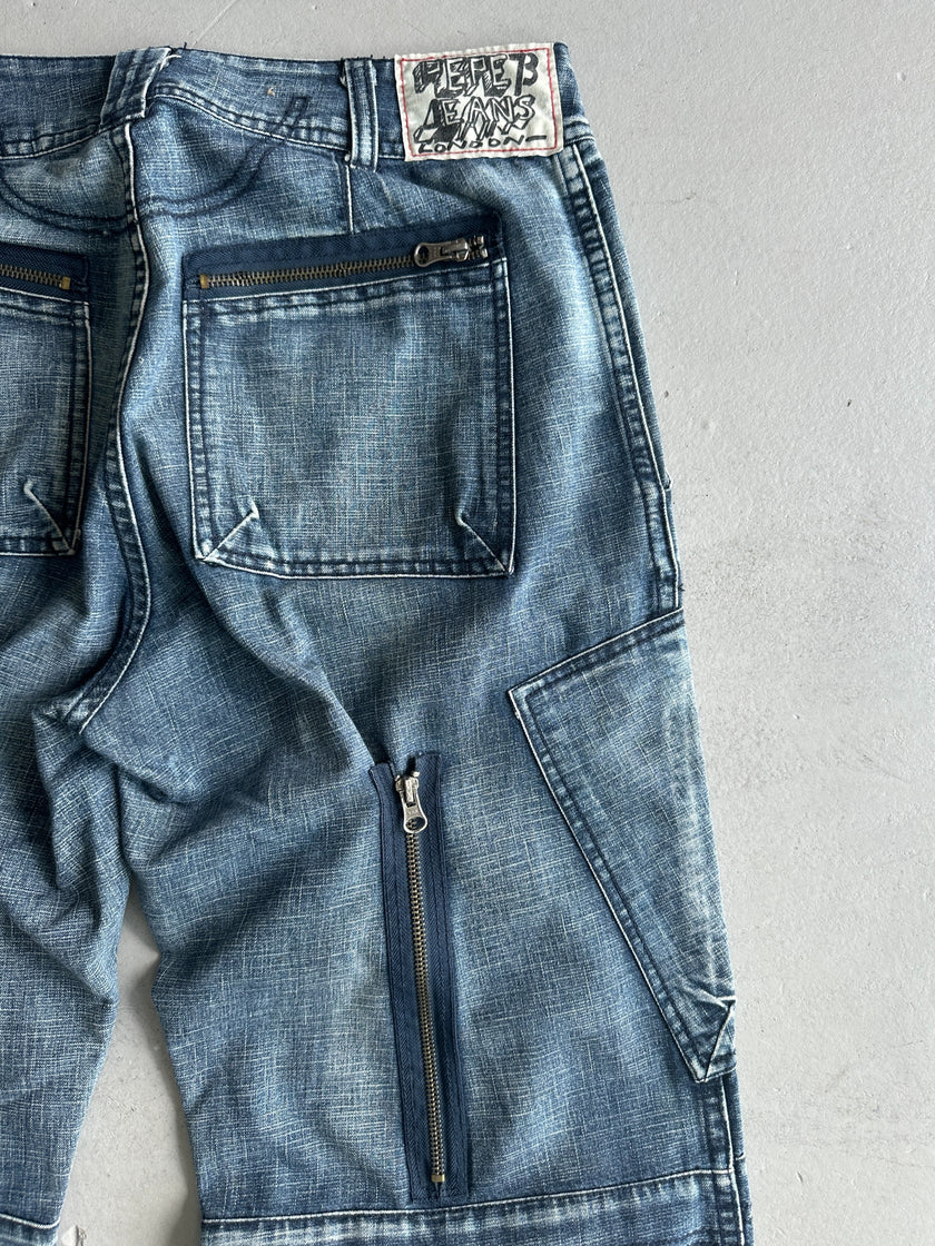 2000s WIDE LEG CARGO JEANS