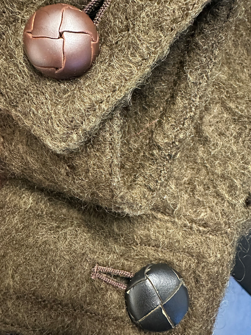 ISSEY MIYAKE - 1970s BRUSHED WOOL JACKET