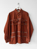 ISSEY MIYAKE HAI - 1980s CORDUROY SHIRT WITH DETACHABLE POUCH POCKETS